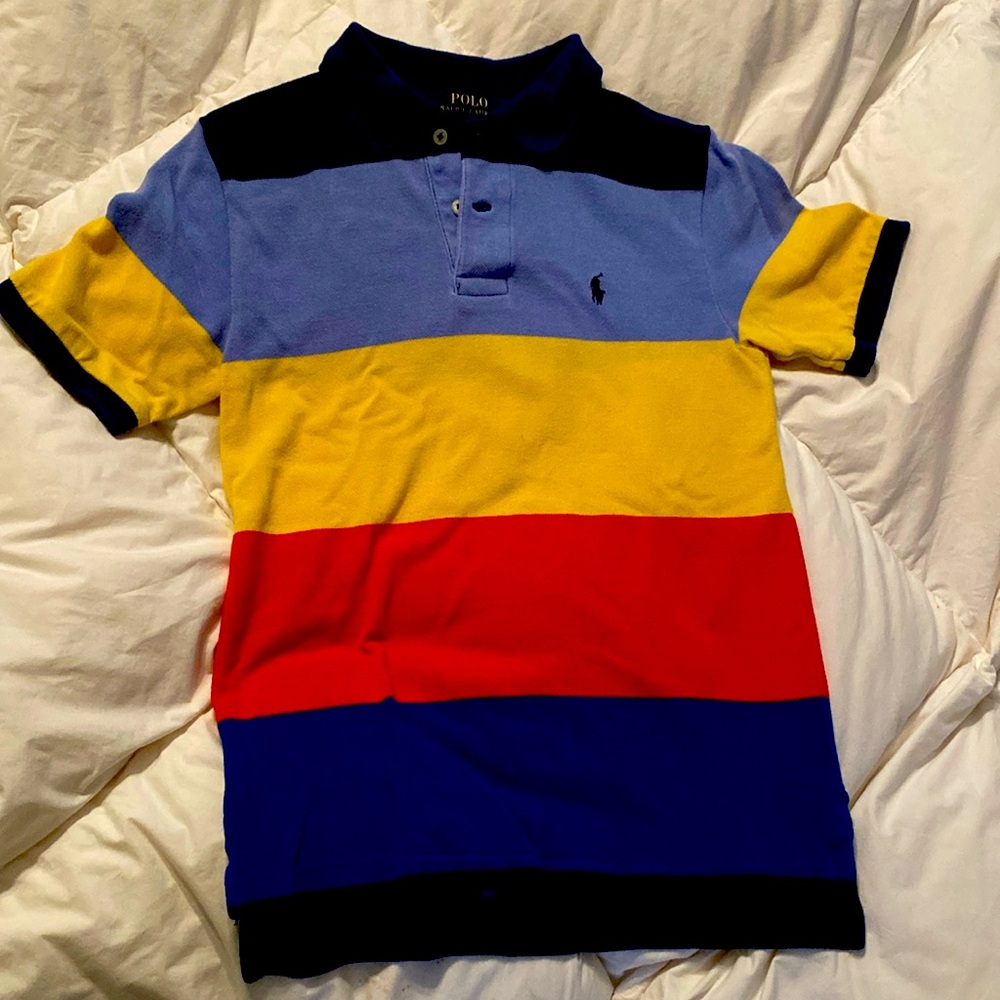 Polo Ralph Lauren cotton Multicolored Short sleeve Polo big boy size 10-12 M